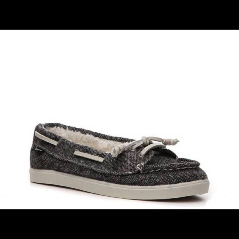 NWOT Roxy Skooner Wool Boat Shoes - 7.5